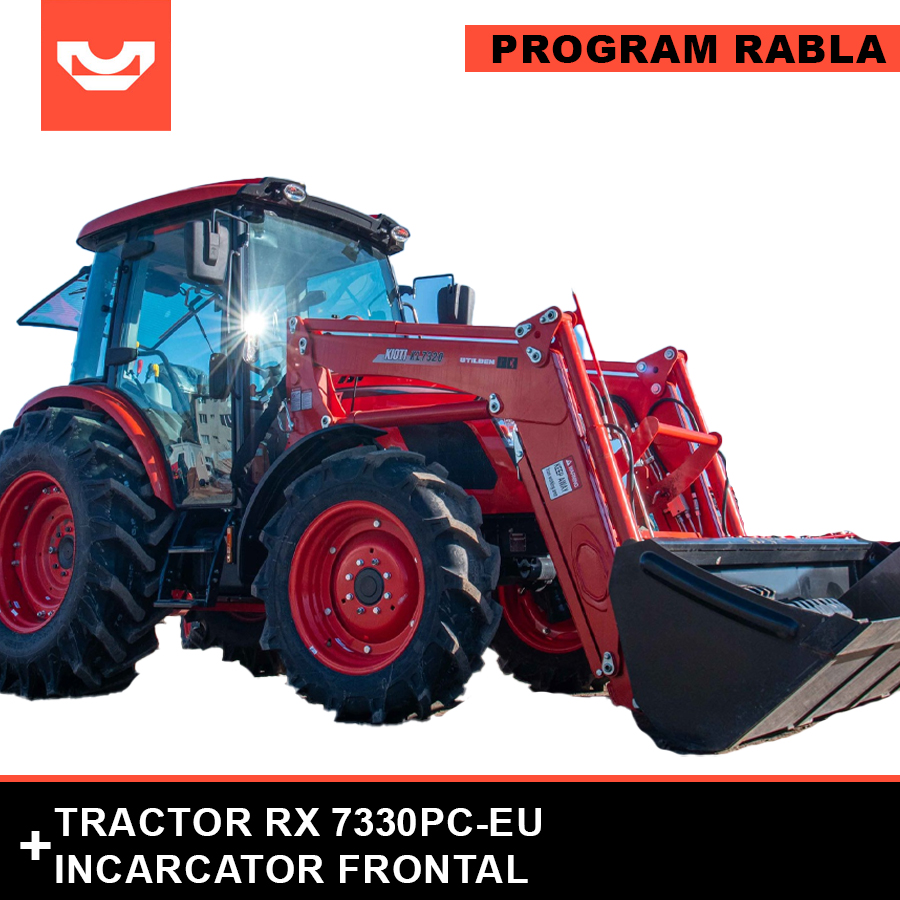 tractor Kioti RX cu incarcator frontal